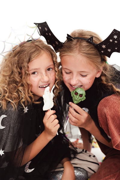 Kolorowe lizaki Halloween Boo!