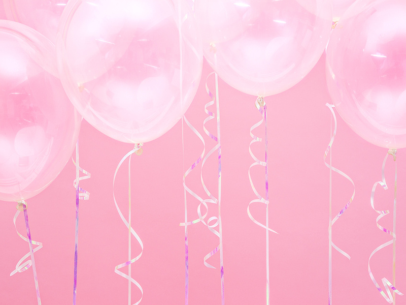 Opalizująca wstążka plastikowa - 225 metrów