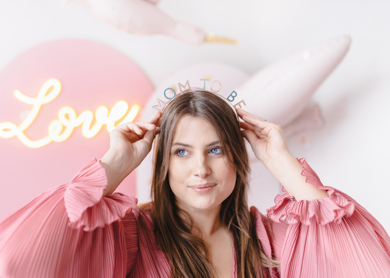 Opaska Mom to be dekoracyjna dla przyszłych mam