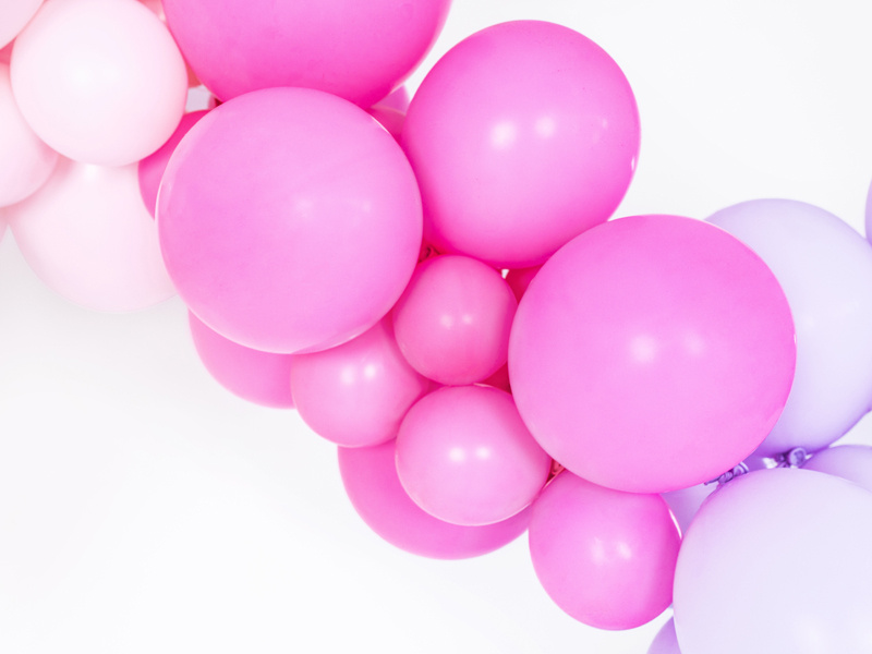 Balony Pastel Cyclamen Rose – zbliżenie koloru