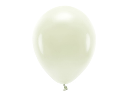 Balony Eco 30cm pastelowe, kremowy (1 op. / 10 szt.)