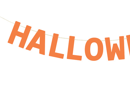 Baner Halloween, 2.5 m, pomarańczowy