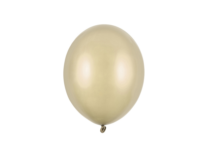 Balony Strong 23 cm Metallic Cold Gold