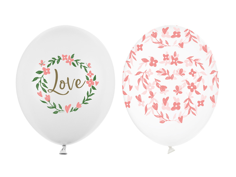 Balony 30 cm Love mix – opakowanie 50 sztuk
