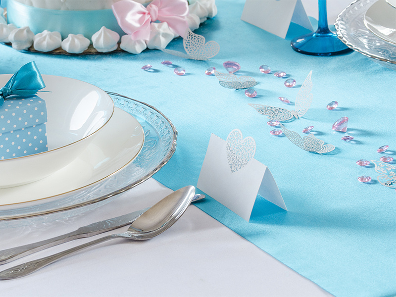 Satyna turkusowa - rolka materiału