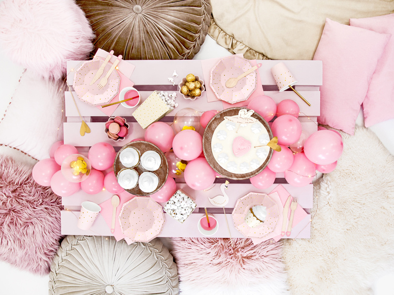 Balony Strong 12cm Metallic Candy Pink - zdjęcie 4