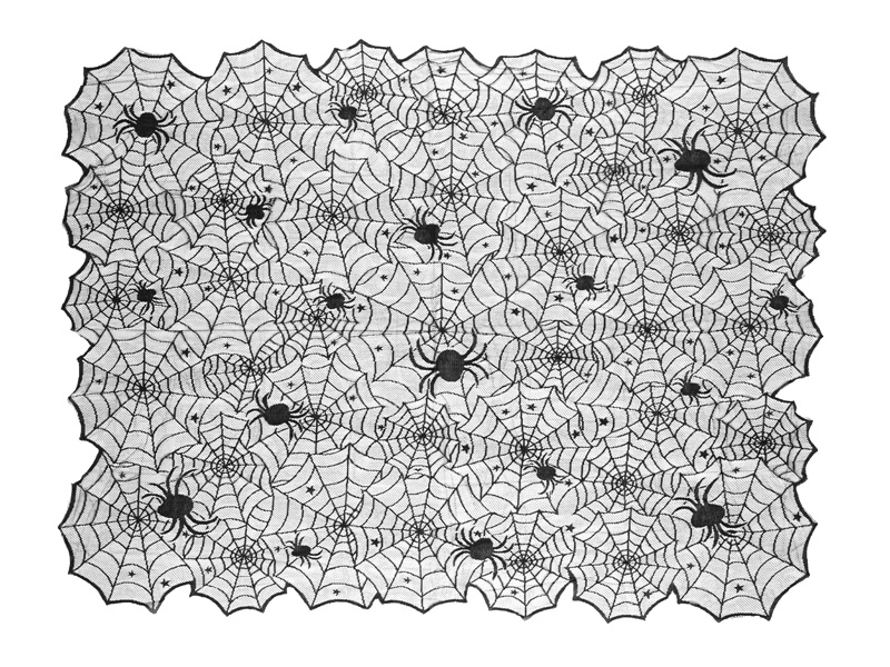 Obrus Pajęczyna 135x180cm na stole