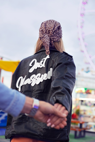 Naprasowanka Just Married biały 30x18cm - zdjęcie 3