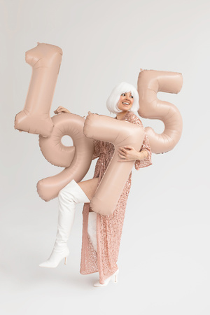 Peruka Kleopatra, biała