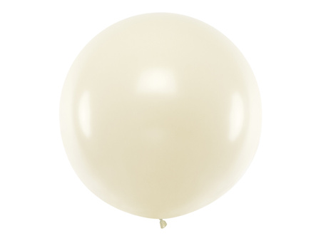 Balon okrągły 1m, Metallic Pearl