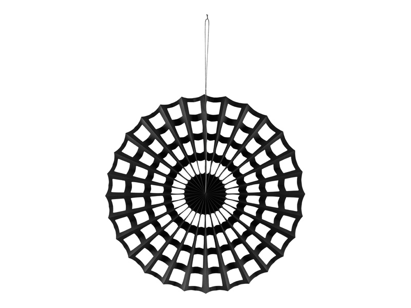 Rozeta dekoracyjna Pajęczyna czarny 50 cm - zdjęcie 1