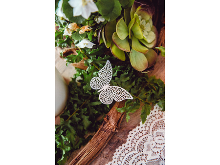 Dekoracje papierowe Motyl, 6,5 x 4cm (1 op. / 10 szt.)