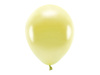 Balony Eco 30cm metalizowane, jasny żółty (1 op. / 10 szt.)