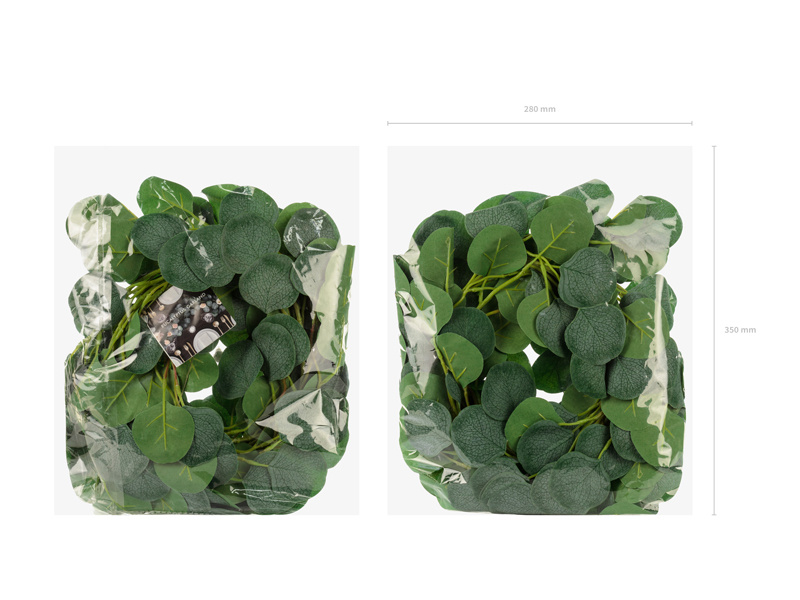 Girlanda Eukaliptus – szczegóły liści