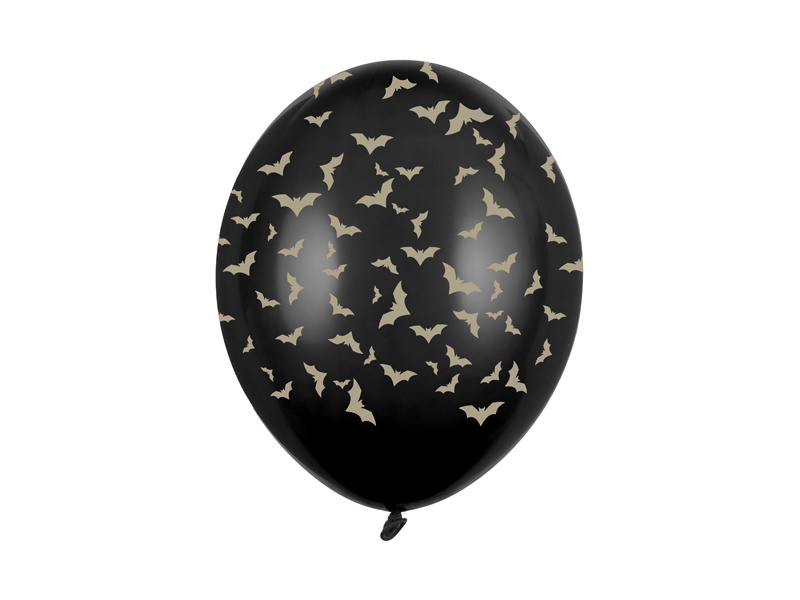Balony 30 cm Nietoperze Pastel Black