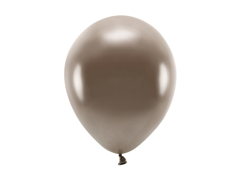 Balony Eco 26cm metalizowane brązowy