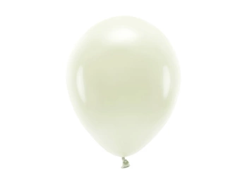 Balony Eco 26cm pastelowe, kremowy (1 op. / 10 szt.)