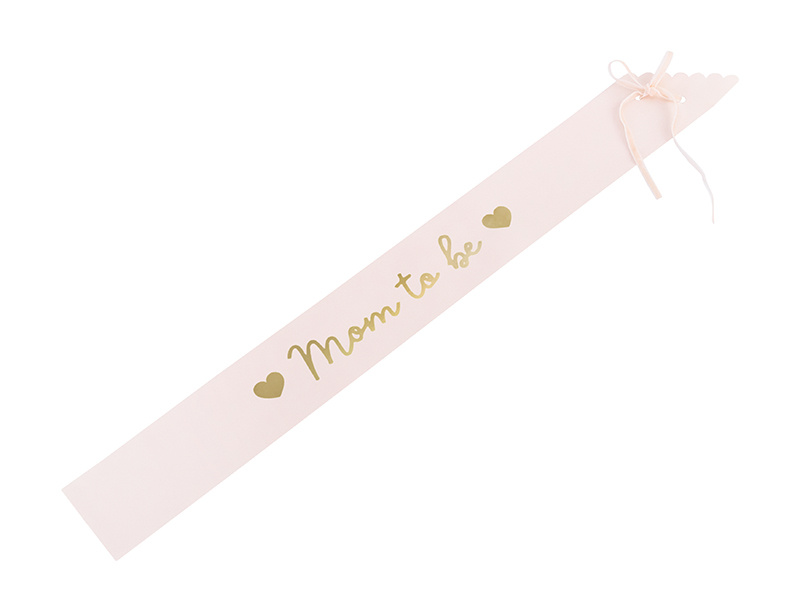 Szarfa Mom to be blady róż 75 cm - zdjęcie produktu