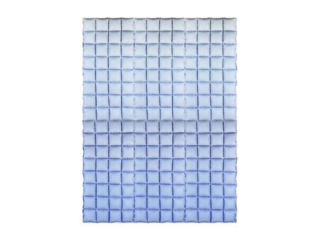 Balon foliowy kurtyna, niebieskie ombre, 72x143 cm