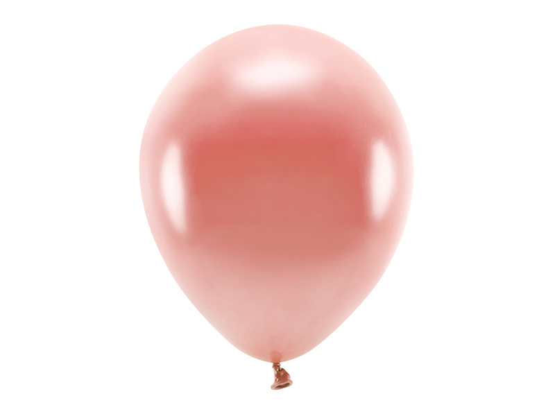 Balony Eco metalizowane różowe złoto 30cm - opakowanie 100 sztuk