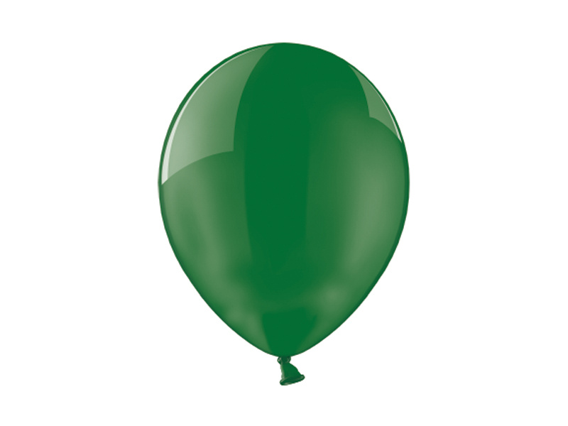 Balony Crystal Green 23cm - opakowanie 100 sztuk