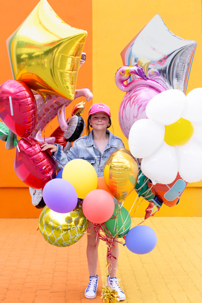 Balon foliowy Gwiazdka 70cm złoty - zdjęcie 4