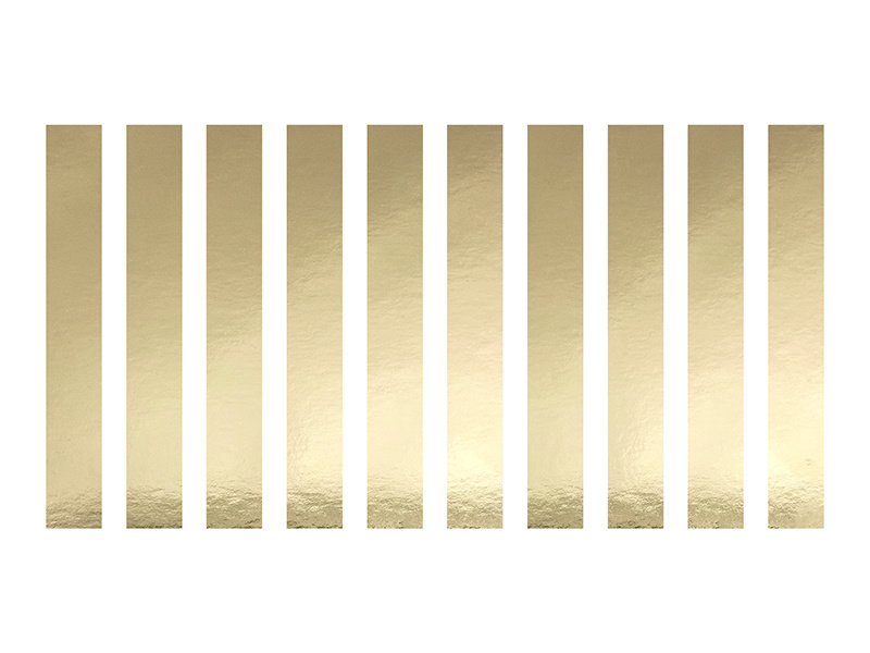 Obrączki papierowe na serwetki złote – aranżacja na stole