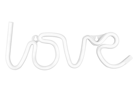Neon LED - Love, biały, 34,5x13cm