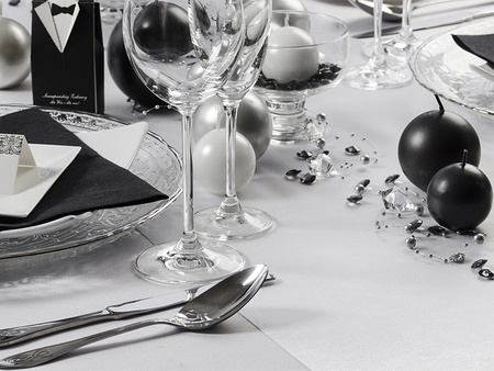 Satyna gładka, biały, 0,36 x 9m (1 szt. / 9 mb.)