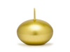 Świeca pływająca metalizowana, złoty, 4cm (1 op. / 50 szt.)