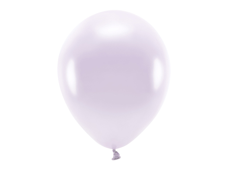 Balony Eco 30cm metalizowane liliowy opakowanie