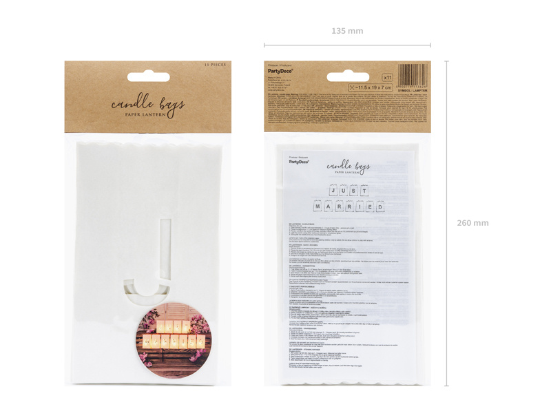 Lampiony torebki na świece – opakowanie zbiorcze