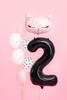 Balon foliowy Cyfra ''2'', 86cm, czarny