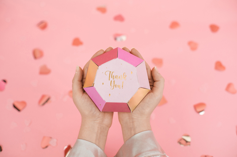 Zastosowanie pudełek Diamenty w aranżacji