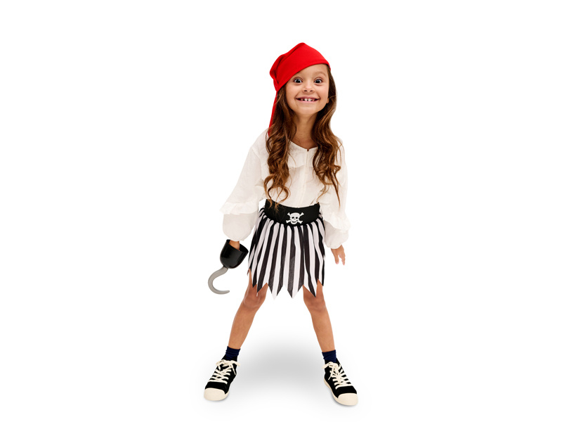 Strój Piratka, mix, rozmiar uniwersalny - zdjęcie 1