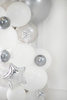 Balony Glossy 12 cm, ciemny srebrny (1 op. / 50 szt.)