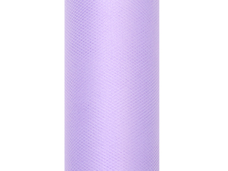 Tiul gładki, liliowy, 0,3 x 9m