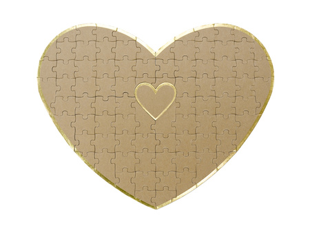 Księga gości puzzle - Serce, 45x35,5cm