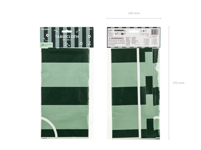 Obrus Boisko piłkarskie – aranżacja na stole