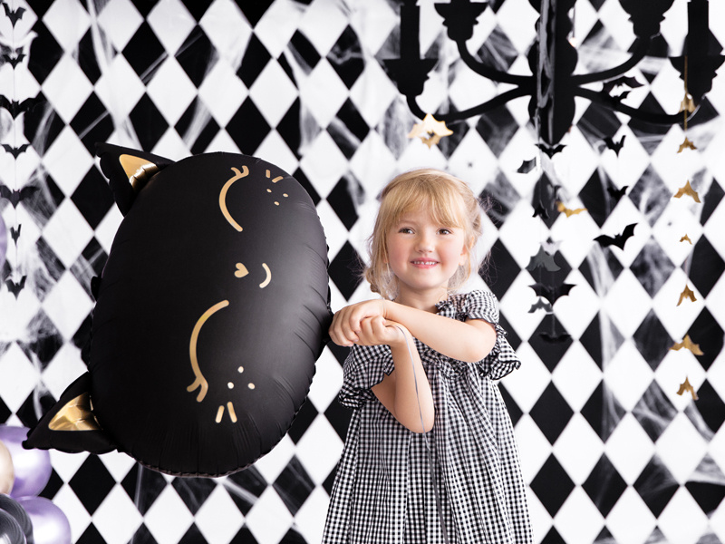 Balon foliowy Kotek czarny 48x36cm - zdjęcie 1