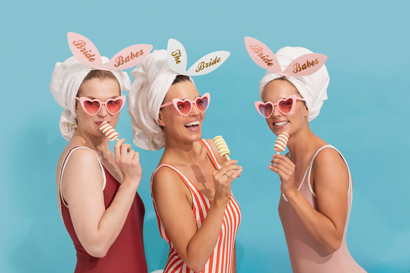 Opaski Bride Squad na wieczór panieński