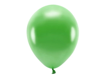 Balony Eco 30cm metalizowane, zielona trawa (1 op. / 10 szt.)
