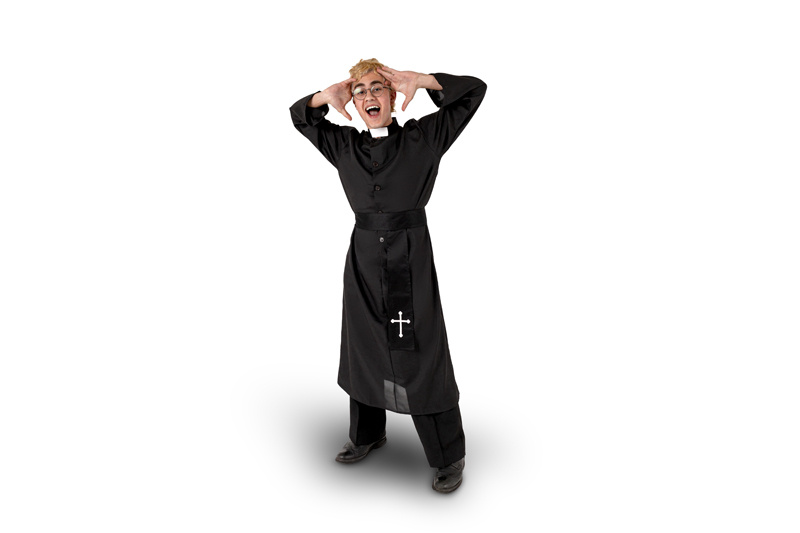 Strój Księdza czarny L-XL