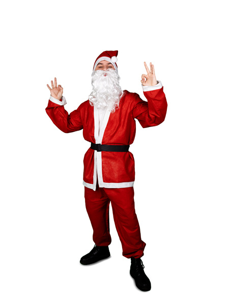 Strój Świętego Mikołaja, rozmiar 170-190cm, mix