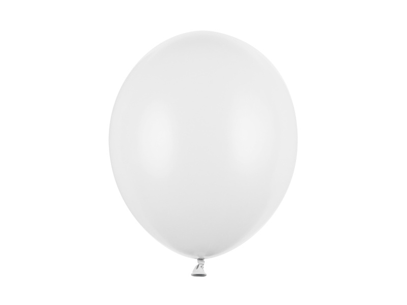Balony Strong 30cm Pastel Pure White - opakowanie 100 sztuk