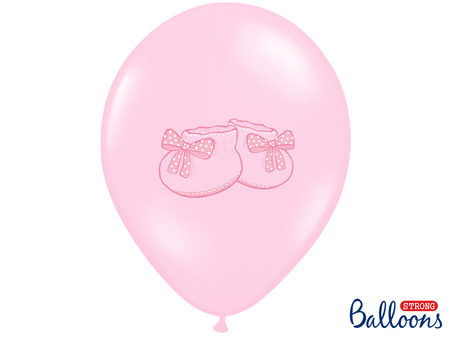 Balony 30cm, Bucik, Pastel Baby Pink (1 op. / 50 szt.)
