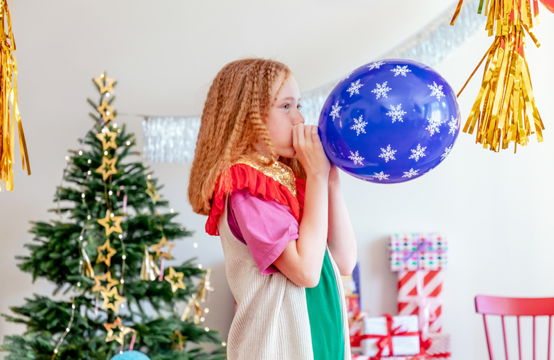 Balony Merry Christmas 30 cm - opakowanie i wzory