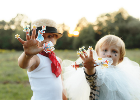 Naklejki Cyrk, mix (1 op. / 7 szt.)