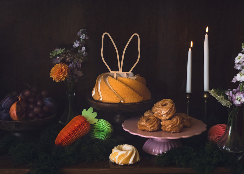 Trwały topper Uszy Królika w użyciu