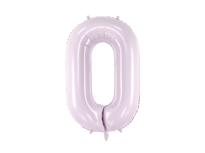 Balon foliowy cyfra 0 fioletowy 72cm